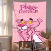 Pink Panther Pattern Tapestry Wall Hanging Boho Aesthetic Wall Blanket For Bedroom Living Room Dorm Home Wall Decor 1012141