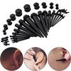 36Pcs Acrylic Ear Gauge Taper Tunnel Plug Expander Stretching Piercing Kit Sets