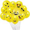 100 Balloons Helium, Emocions Balloons Smiley, Party Balloons Yellow Set, Latex Balloons For Birthday Decoration Wedding Party
