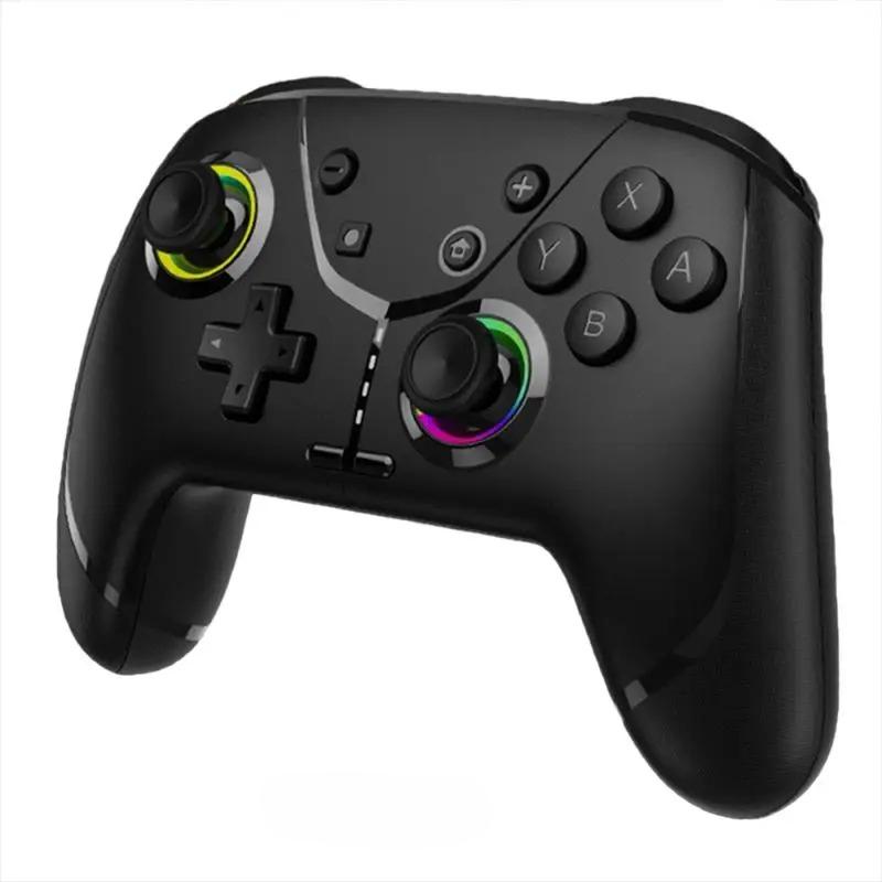 Контроллер Switch Wireless Pro для Switch/Lite/OLED, 4 режима вибрации, 3 турборежима для ПК/Steam/TV с программированием/6 осей/движение/пробуждение/RGB