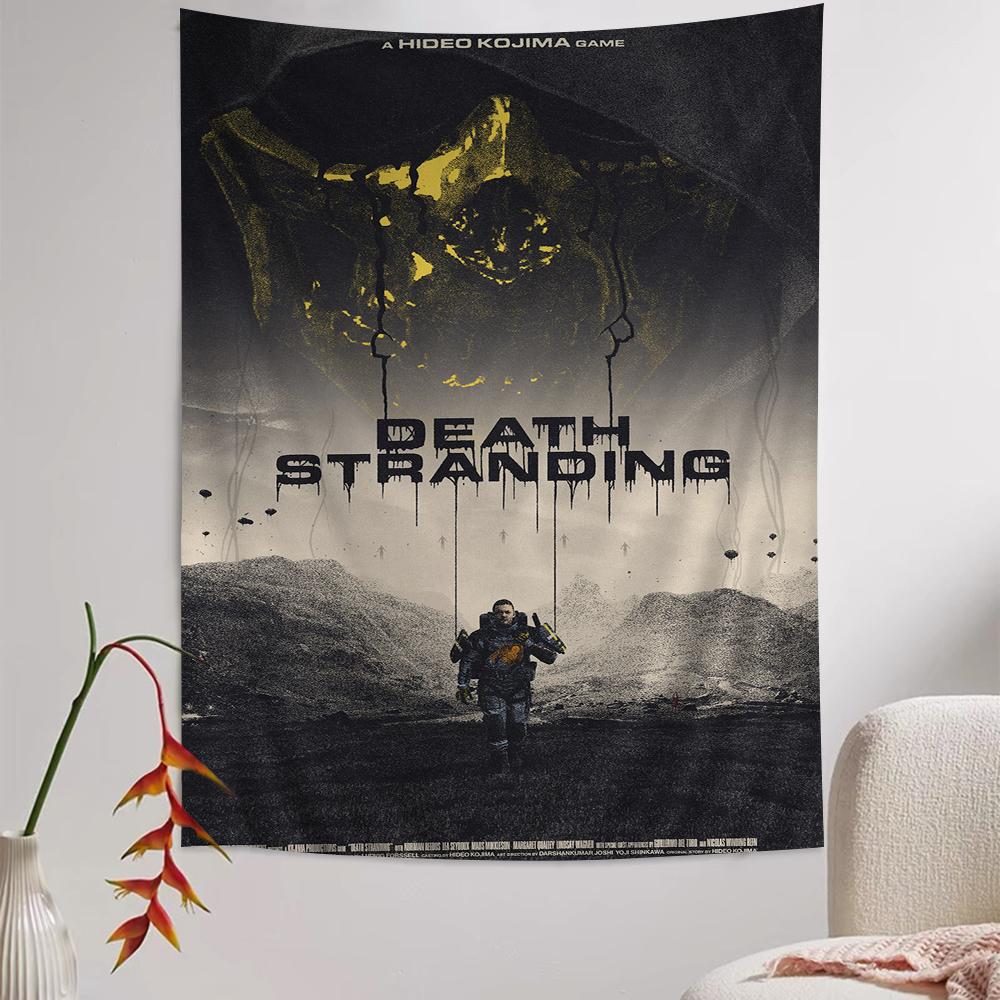Горячая игра Death Stranding Напечатанный Большой Настенный Гобелен Дешевый Хиппи Настенный Подвес Богемские Настенные Гобелены Мандала Домашний Декор