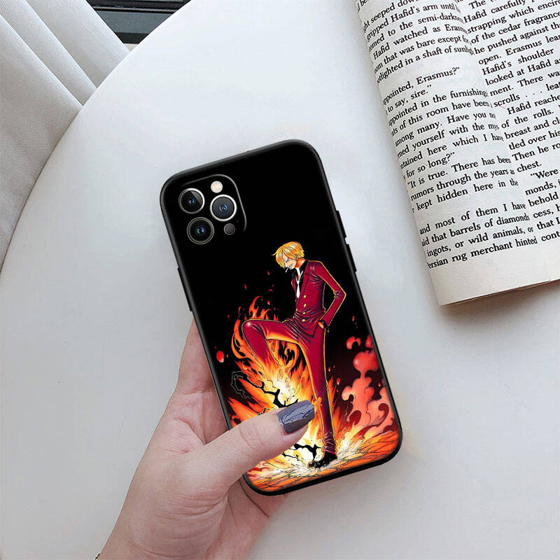 MH123 Чехол для телефона One Piece Санджи для iPhone 7 8 11 12 13 14 15 16 17 16E XS Pro Max XR X SE Air
