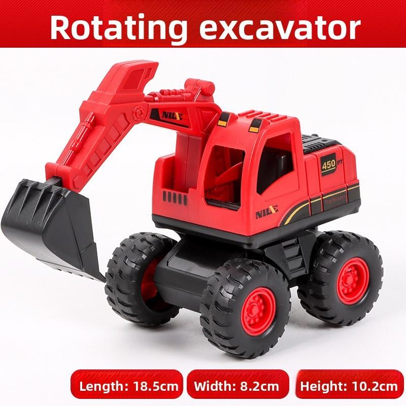 Excavator Inertia Large Dump Truck Set Toys Interactives Parts Plays Skills