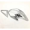 For Nissan Kicks 2017 2018      Car Eyebrow ABS Chrome Cover Trim Back Tail Rear Light Lamp Frame Parts 4PCs