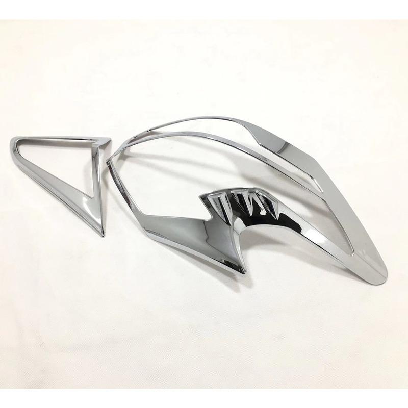 For Nissan Kicks 2017 2018 Car Eyebrow ABS Chrome Cover Trim Back Tail Rear Light Lamp Frame Parts 4PCs