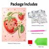 Pearl Painting Art Handmade Cute Strawberry Daisy Fruit DIY Pearl Decoration Painting