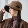 Knitted Hat Women's Autumn Winter Warm Cap Basin Hat