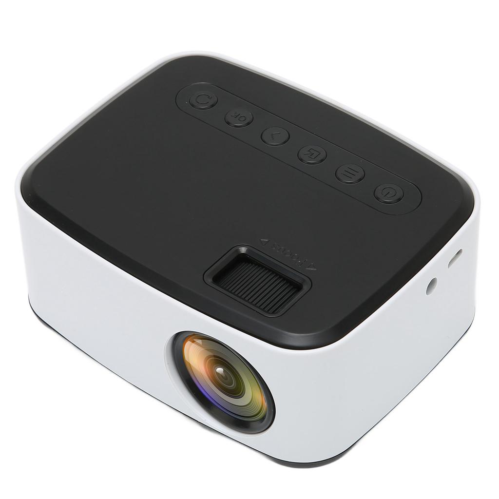 Мини-проектор черный белый HD 1080P портативный уличный домашний кинотеатр проектор для смартфона планшета