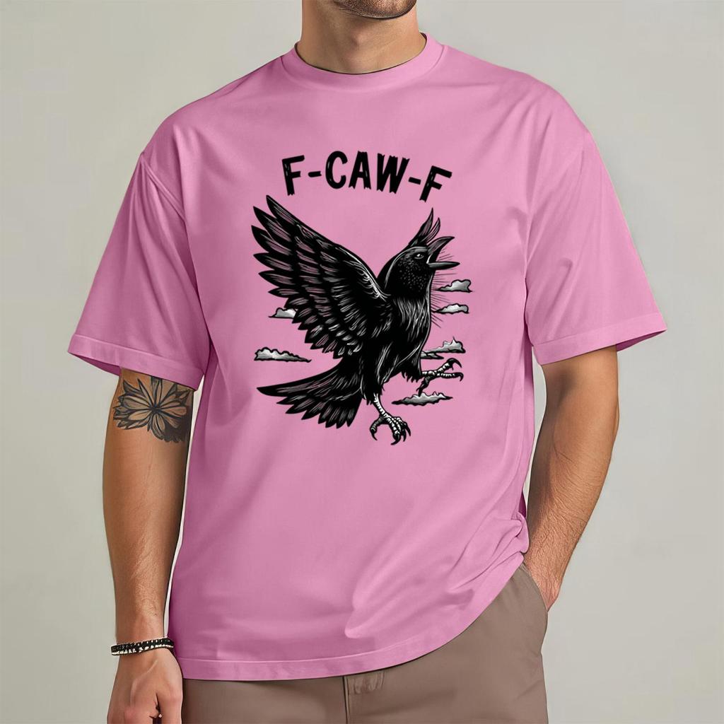 Men's Fashion Casual  Printed Short Sleeve Round Neck Pullover Tops