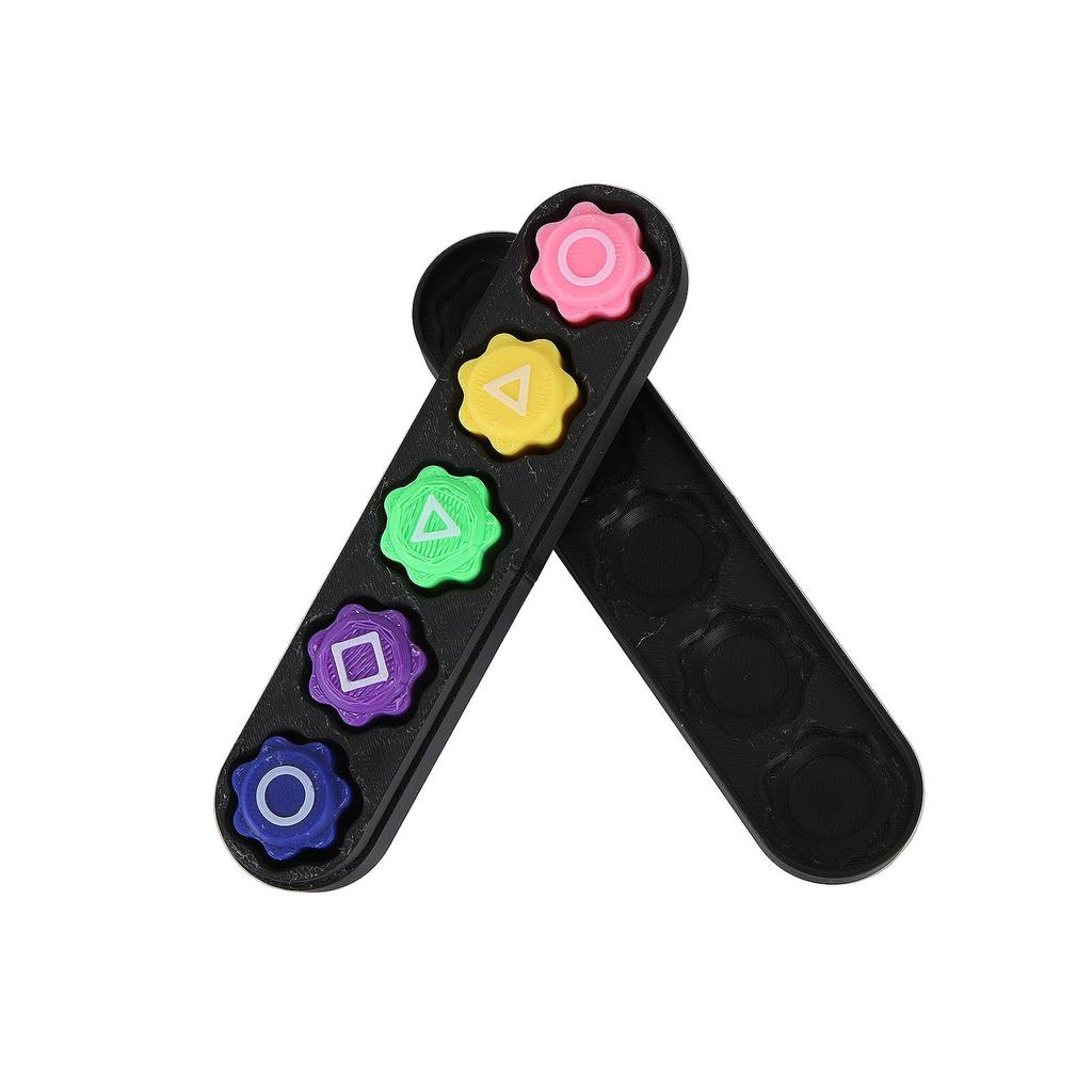 Minigame Toys, Stone Pebbles Set W/Round Case. Traditional Play Game Gifts,Minigame Grasping Stones