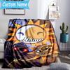 1PC Custom Name Daycare Star Adventure Throws Blanket Flannel Blankets for Couch Bed Gifts for Men Women Travel Picnic Christmas fan Gifts
