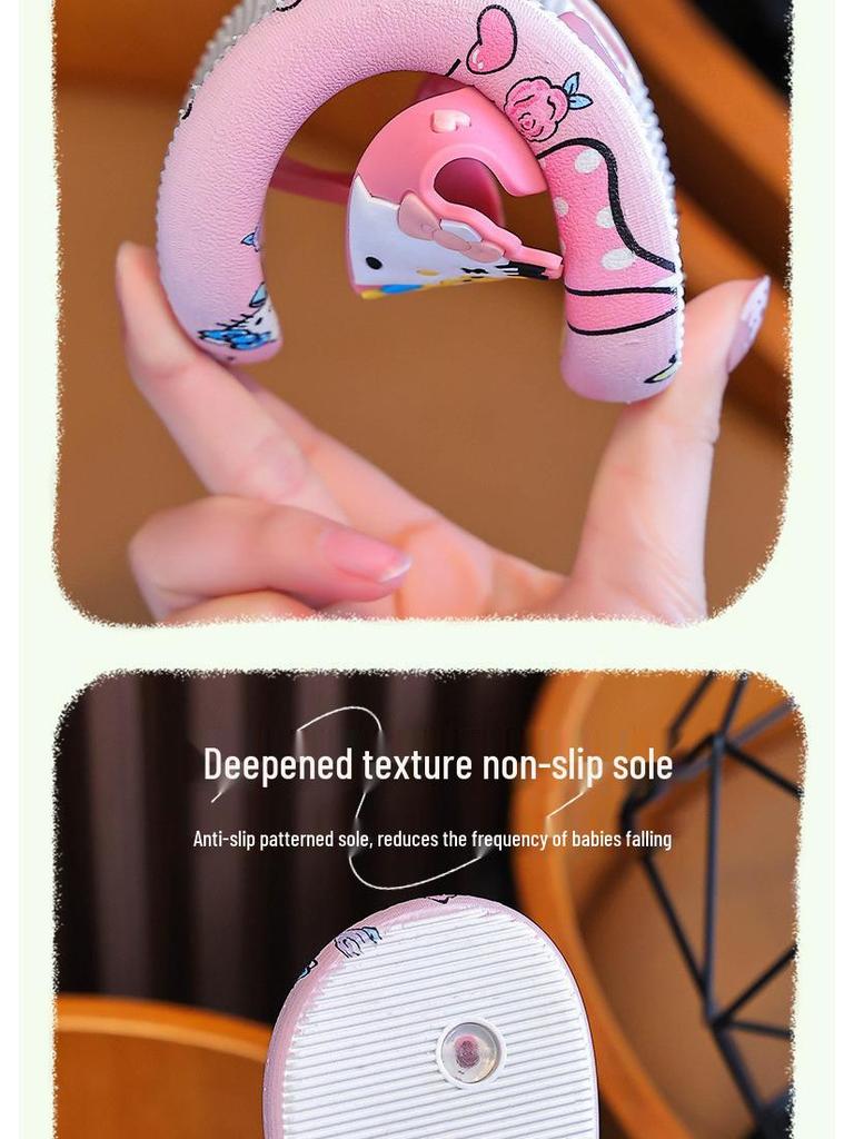 Очаровательные нескользящие шлепанцы для девочек 2-8 лет – Мягкие летние сандалии для дома или пляжа