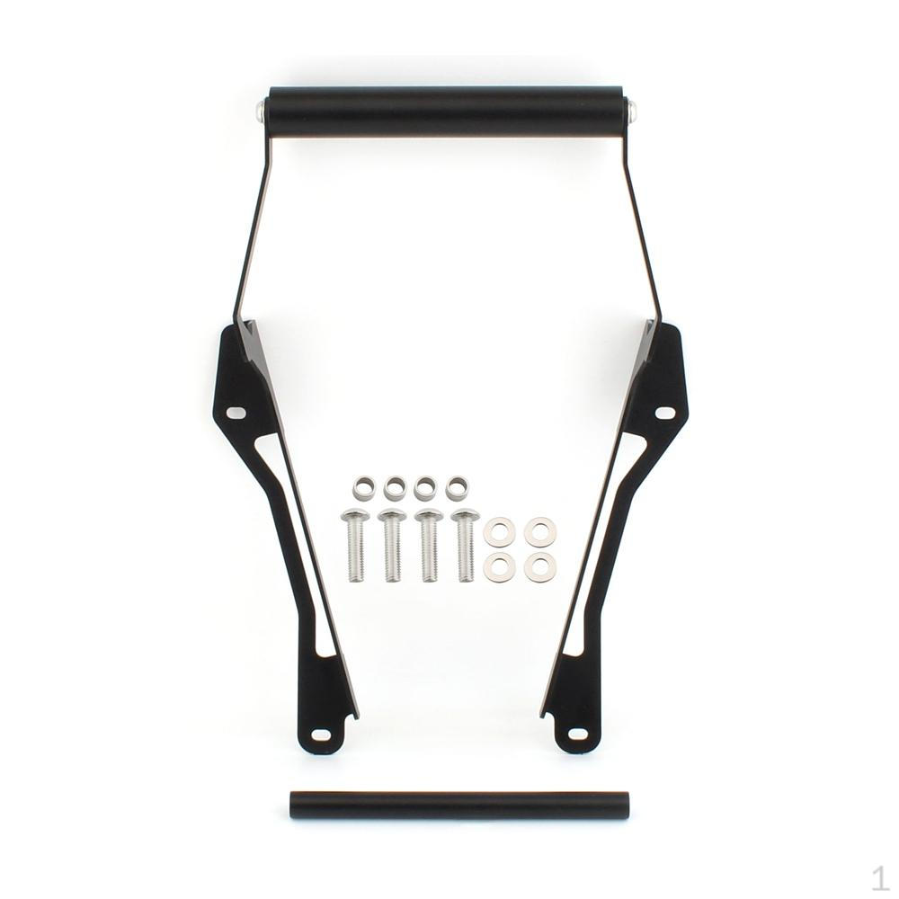 3 Pieces Motorcycle Navigation Bracket Phone Stand Crossbar Assembly Iron Material Easy