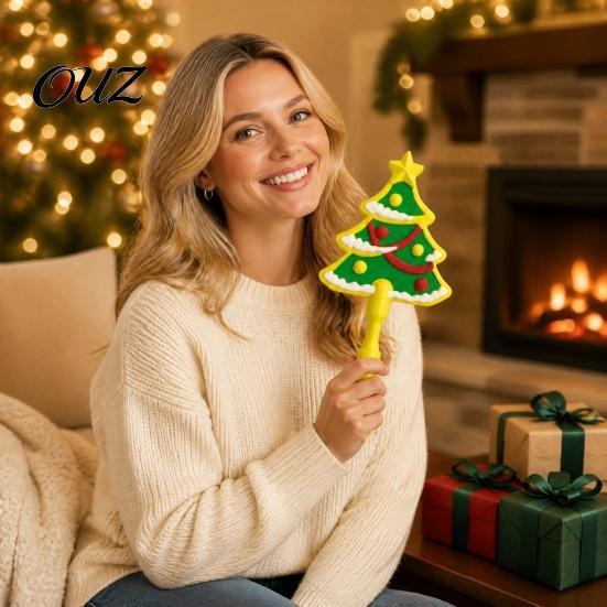 Decorative Winter Celebration Accessory 3D Printed Christmas Tap to Pay Wand, Contactless Payment Card Holder Festive Magical Wand for Shopping Magic
