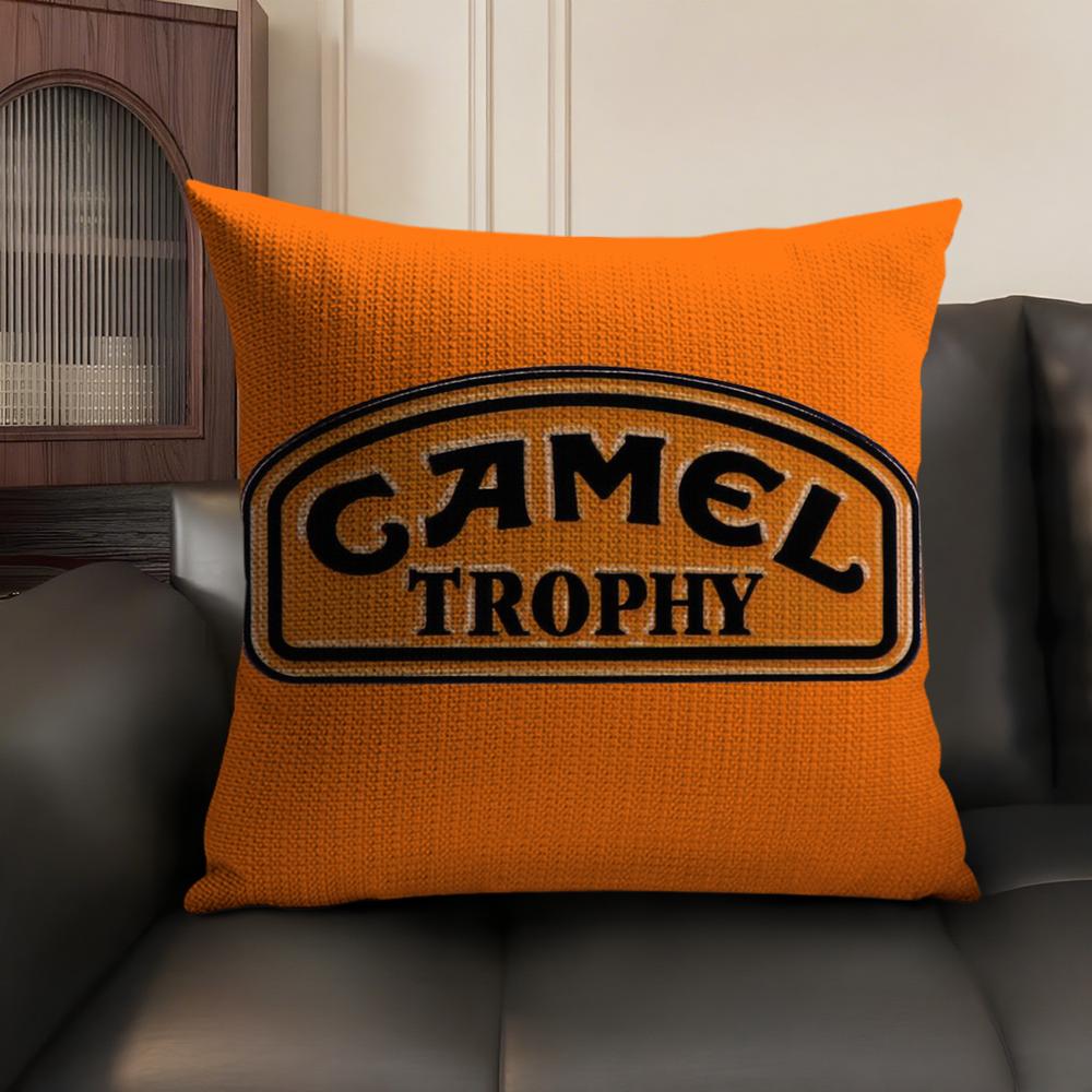 Роскошная наволочка C-Camel Летняя дышащая льняная органическая ткань Двусторонняя печать Наволочка для диванной подушки Домашний декор