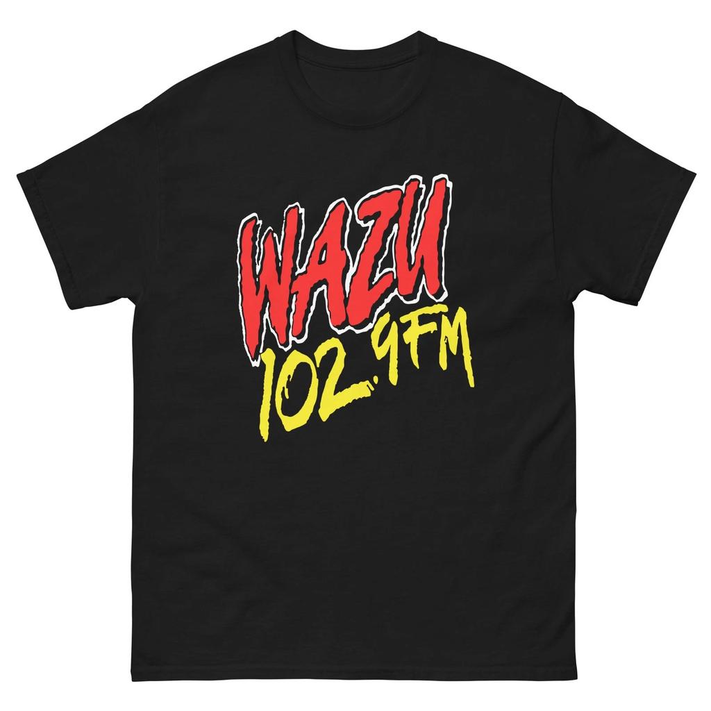 WAZU 102.9 Radio Graphic T Shirt Unisex classic tee