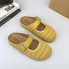 Домашняя обувь праздничные крутые тапочки женские лето 2025 новинка корейская версия удобные и дышащие повседневные тапочки универсальные крутые тапочки