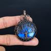 Tree Of Life Labradorite Pendant, 999 Copper Wire Wrap Pendant Gemstone Jewelry, Handmade Pendant Amazing Jewelry, Gift For Love