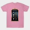 T Shirt Women Blue Phone Box With 221B Number Harajuku Print Kawaii Tshirt Summer Short Sleeve Female T-Shirt Top Tee