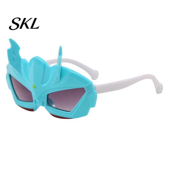 Flexible Frame Kids Sunglasses Boys Anime Hero Sunglasses, UV Protection Cool Cartoon Character Cosplay for Holiday Beach Party Photo Prop Outdoor Sun
