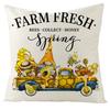 Pillow Cover Nordic Ins Pillow Summer Yellow Lemon Square Print Pillow Cover Cushion