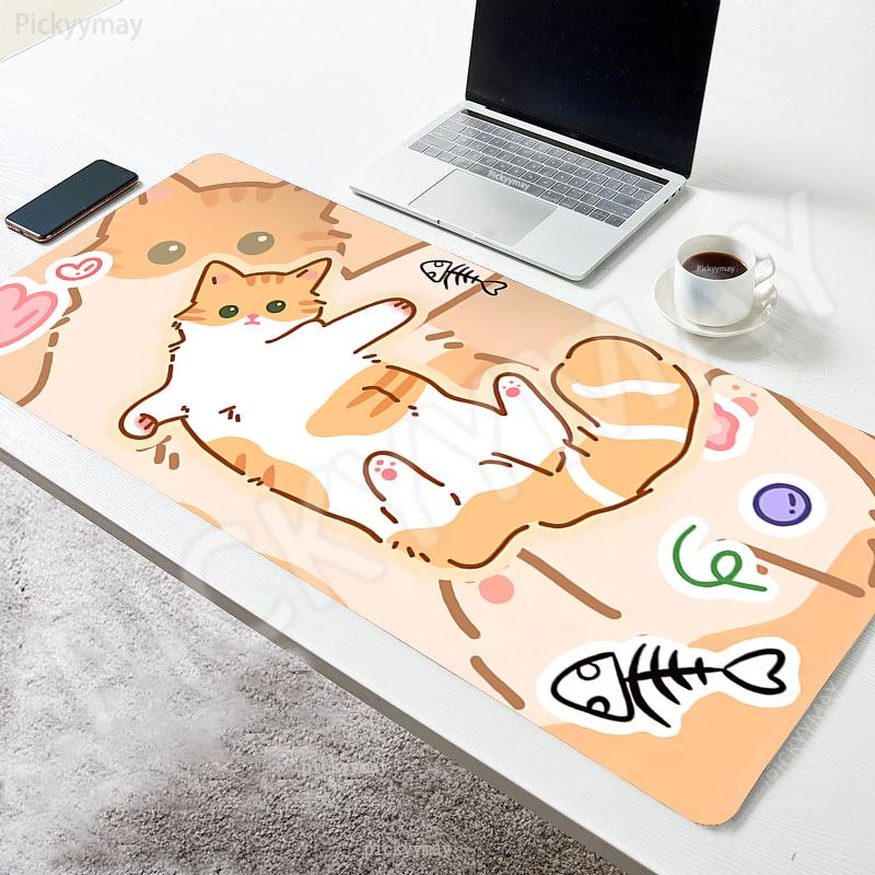 Игровые коврики для мыши Милый кот Настольные коврики Коврик для компьютерной мыши Компания Большой настольный коврик x см Большие игровые коврики для мыши Коврик для мыши