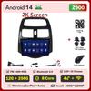 Автомобильный радиоплеер Android 14 для Chevrolet Spark Beat Matiz Creative 2009-2016 Carplay Auto Screen Wireless Android Auto Carplay