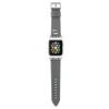 Karl Lagerfeld Saffiano Karl Head Strap For Apple Watch 38/40/41Mm - Silver