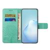 Для Motorola Moto G86 5G/G86 Power 5G Чехол-бумажник из ПУ-кожи с принтом "Сова и Дерево" с ремешком