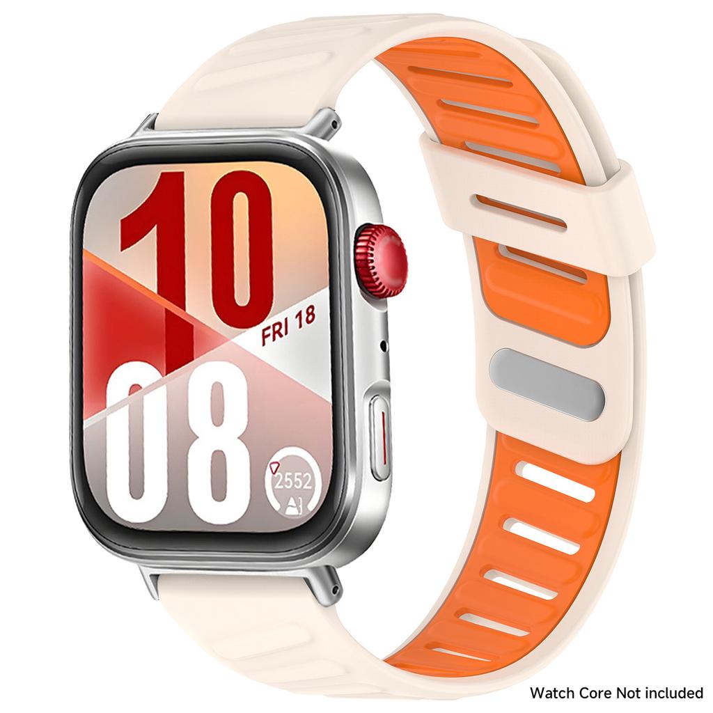 Магнитный ремешок для Huawei watch fit 4 4pro 3 двухцветный силиконовый ремешок для huawei band fit 3 4 4pro дышащий спортивный браслет