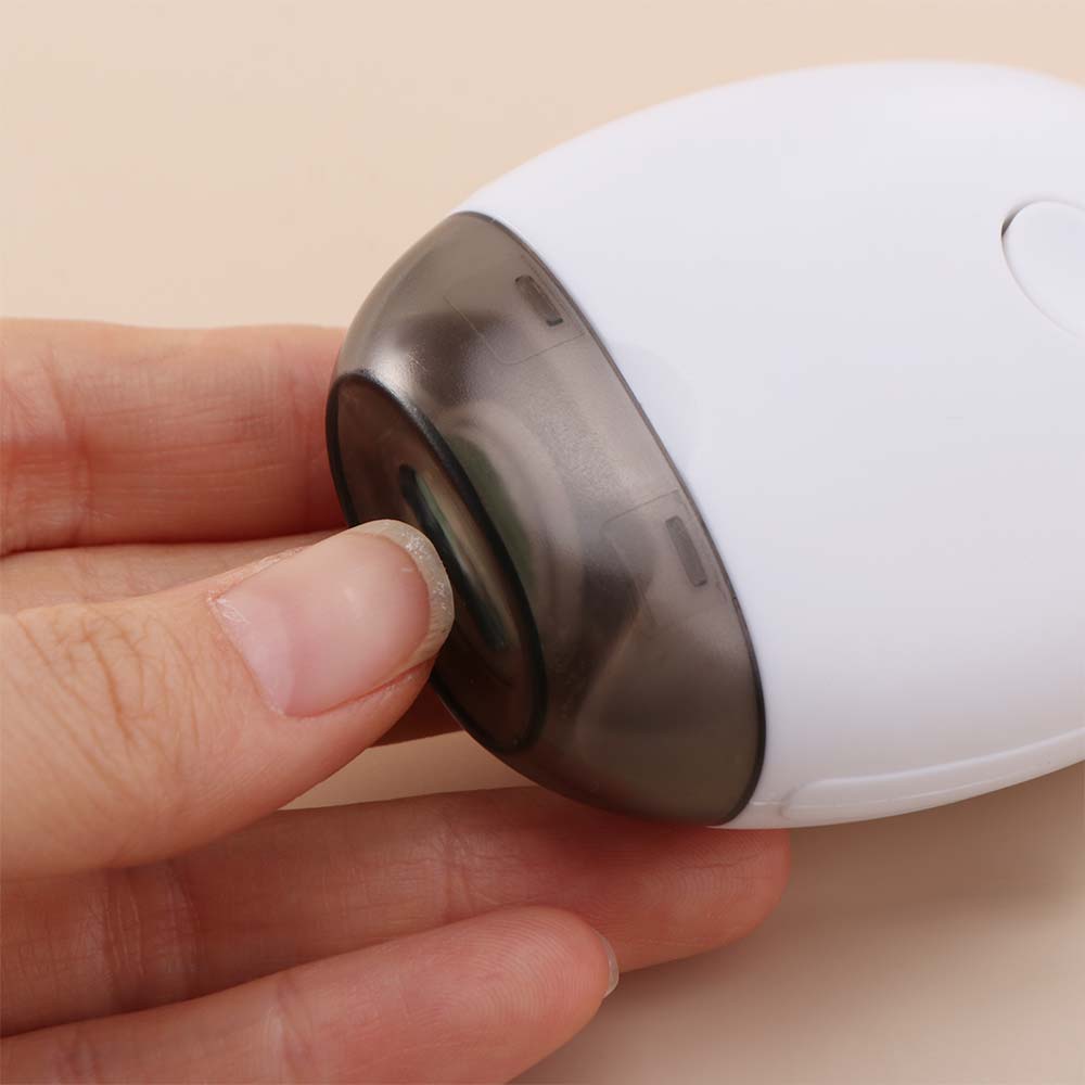 Электрическая мини-машинка для стрижки ногтей с LED-лампой, безопасная, перезаряжаемая, для детей