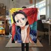 1PC Nico Robin Patterned Flannel Blanket Suitable For All Seasons For Home Decor Warmth And Comfort Gifts Holiday Present
