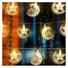 LED String Light Warm White USB Plug-in Star Moon Castle Festival Light Ramadan Decoration Mubarak Eid Home Decor