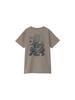 The North Face Short Sleeve ES Climbing Logo Size 150 T-Shirt, S/S Tee, Mushroom,