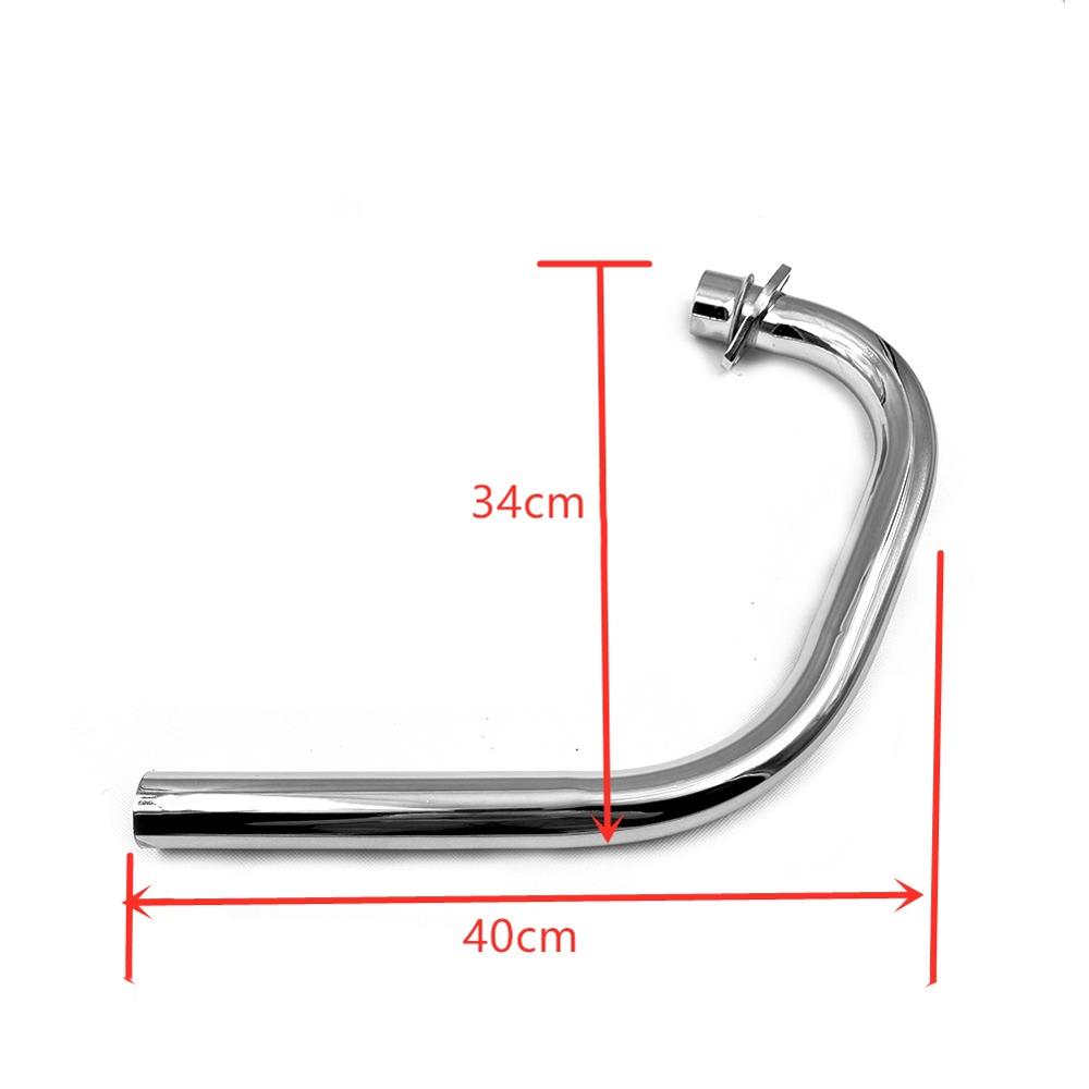 CG125 / WY125 Motorcycle Exhaust Pipe Before Retro Retrofit Exhaust Pipe with Accessories