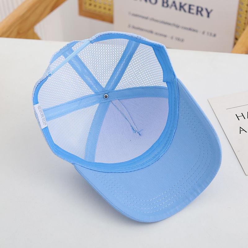 Детская солнцезащитная кепка, весенне-летняя сетчатая кепка-утконос, дышащая бейсболка, большая окружность головы, солнцезащитная кепка