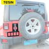 TESIN Автомобильный держатель номерного знака для Jeep Wrangler JK 2007-2017, ручка задней двери, кронштейн для крепления номерного знака, внешний