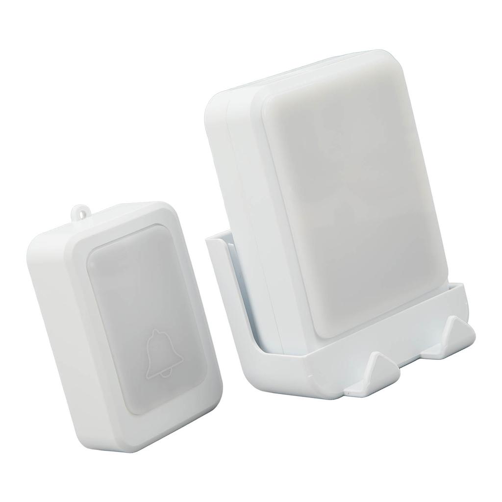 Cordless Doorbell LED Color Battery Powered Deaf Mute Services Caller for The Elderly Doorbell