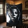Halloween Horror Movie Poster Blanket Perfect All Seasons Soft Comfortable Sofa Office Nap Travel Festive Gift