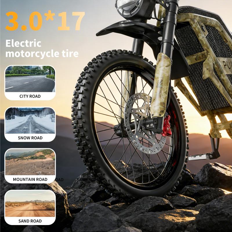 Электровелосипед PULUMA PM001 для взрослых, мотор 3000 Вт, аккумулятор 60 В 30 Ач, большой запас хода 140 км, широкие шины, электрический горный велосипед