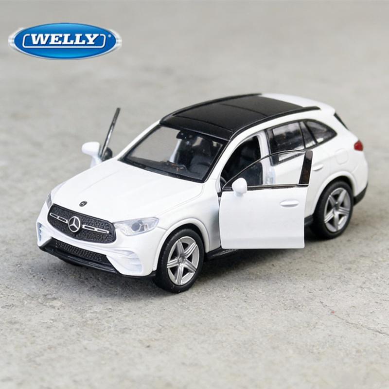Welly 1/36 Mercedes-Benz GLC SUV Металлическая модель автомобиля Литье под давлением Металл Внедорожники Модель автомобиля Высокая симуляция Коллекция Подарок для детей