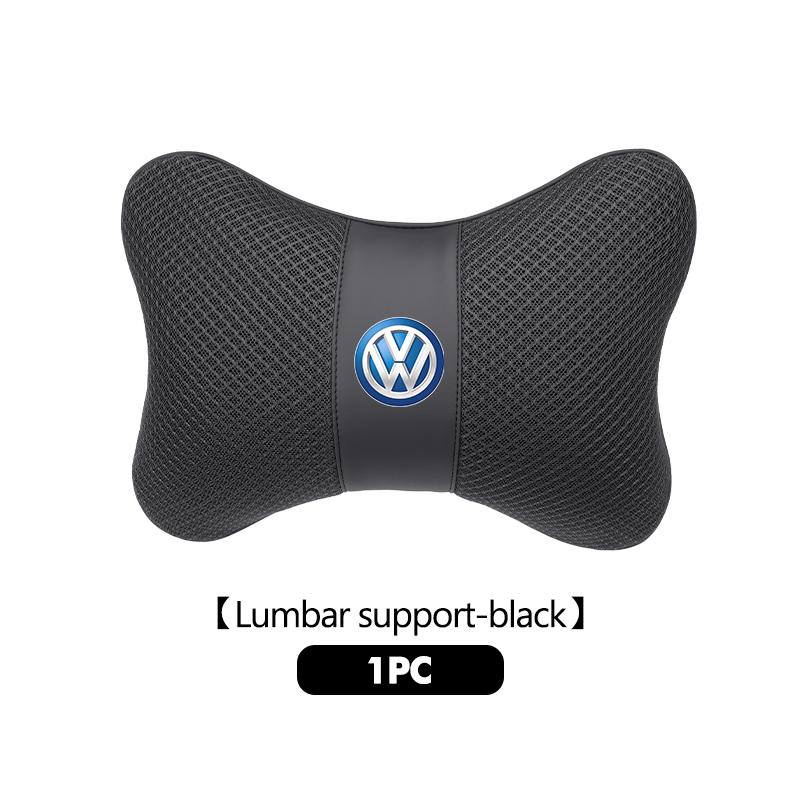 TMBCU1 Car Four Season Universal Headrest Lumbar Support Ice Silk Pillow For Volkswagen VW Passat Golf 4 5 6 Tiguan Polo Scirocco Jetta