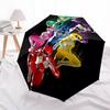1pc Mighty Morphin Power Rangers3 Umbrella, Sun Protection, And UV Shielding. It Has Eight Sturdy Ribs for Outdoor Use And Perfect Gift