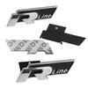 AABKX1 Metal Car Front Grill Emblem Badge for Volkswagen VW Rline Jetta Beetle CC Golf Passat GTI GTD MK3 MK5 Touareg Scirocco Lavida