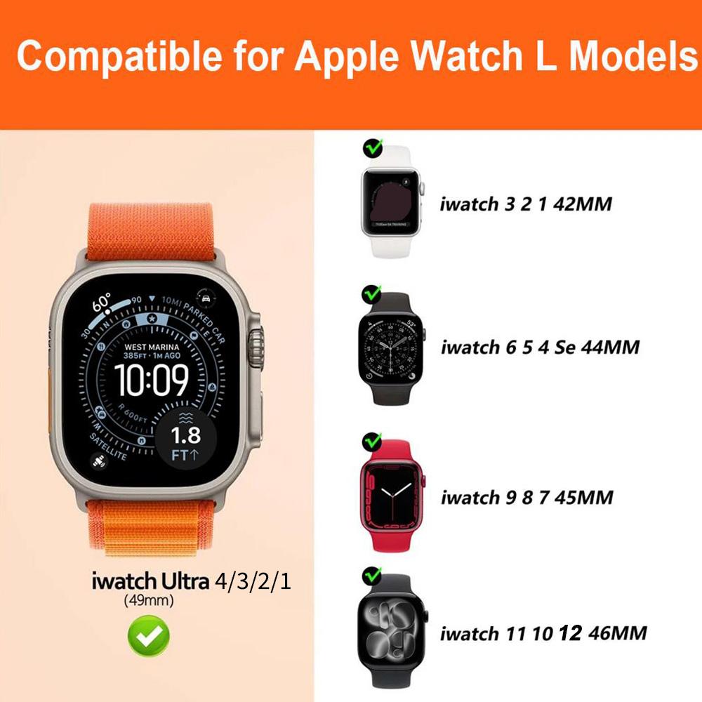 Sport Silicone Strap for Apple Watch Bands Ultra 4 3 49mm 44mm 45mm 46mm Metal Correas Bracelet iWatch Series 12 11 9 8 SE 10 7 3