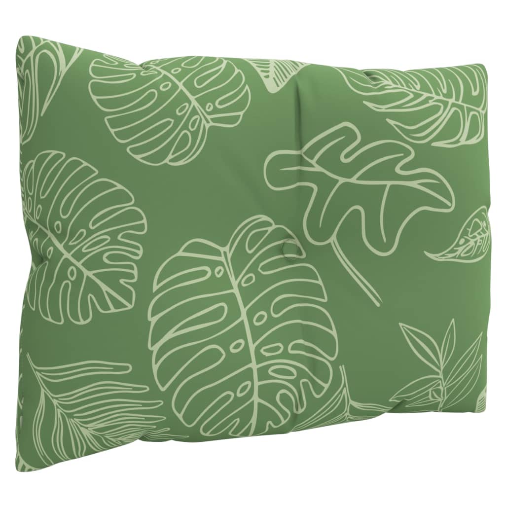 Pallet Cushions 3 pcs Leaf Pattern Oxford Fabric