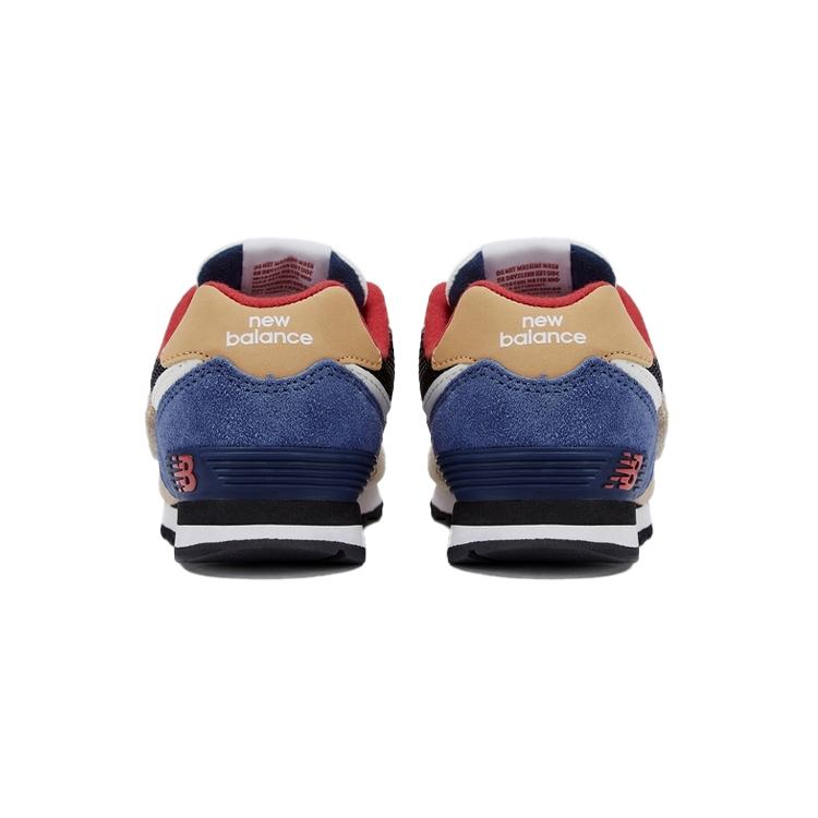 New Balance Удобные износостойкие низкие детские кроссовки Бежевые Темно-синие Для младенцев и малышей IV574LC1