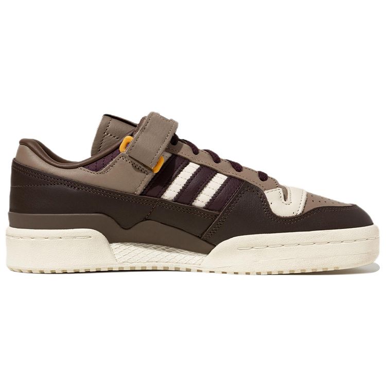 adidas Оригинальные кроссовки Originals Forum 84 с амортизацией, прочные, низкие, мужские, коричневые, белые, HQ6937