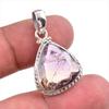 Natural Ametrine Gemstone Handmade 925 Solid Sterling Silver Pendant 1.50" E8t47