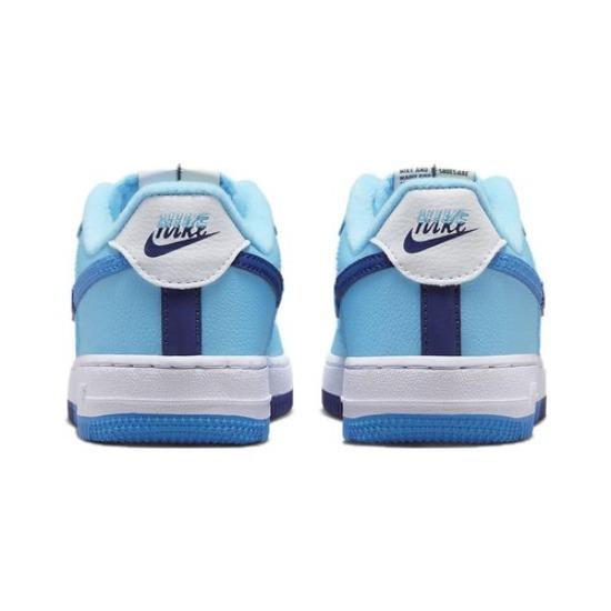 Nike Force 1 LV8 Low Split Light Photo Blue DX2164-100 Детские 11C-3Y